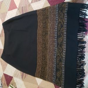 Michele Wool Fringe Skirt 10